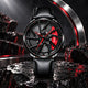 All black and red hands / Belt